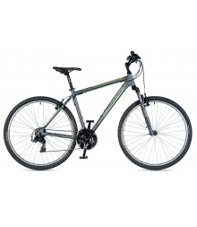 Велосипед AUTHOR Compact (2019) серый/салатовый
