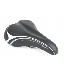 Седло 8-31048005 комфорт. SOFT TOUCH 255х190мм гелевое (20) черное AUTHOR