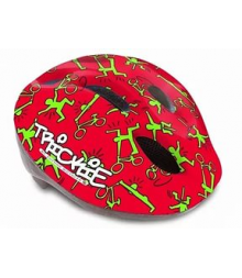 Шлем 8-9090080 с сеточкой Trickie 151 Red/Grn детский/подр. 8отв. красно-зеленый 49-56см (10) AUTHOR