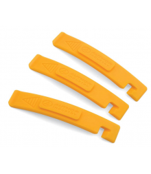 Монтировки пластиковые AHT-07 Yel с крючками (3шт.) желтые (25)