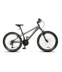 Велосипед HORST Stich (2021) серый/зеленый