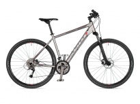 Велосипед AUTHOR Mission (21) серебро/черный/красный